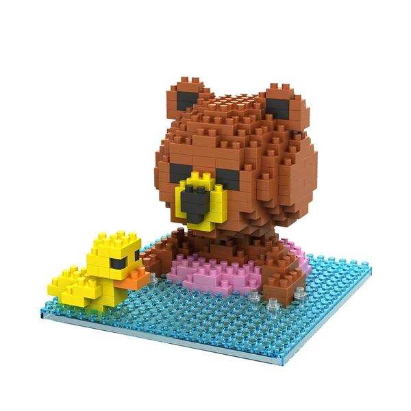 LOZ 9428 Brown Bear Swim