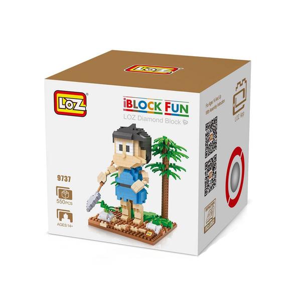LOZ 9737 Doraemon Blue Spear Honekawa Suneo