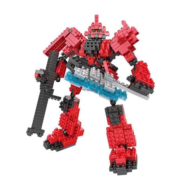 LOZ 9351 Transformers Red Gundam