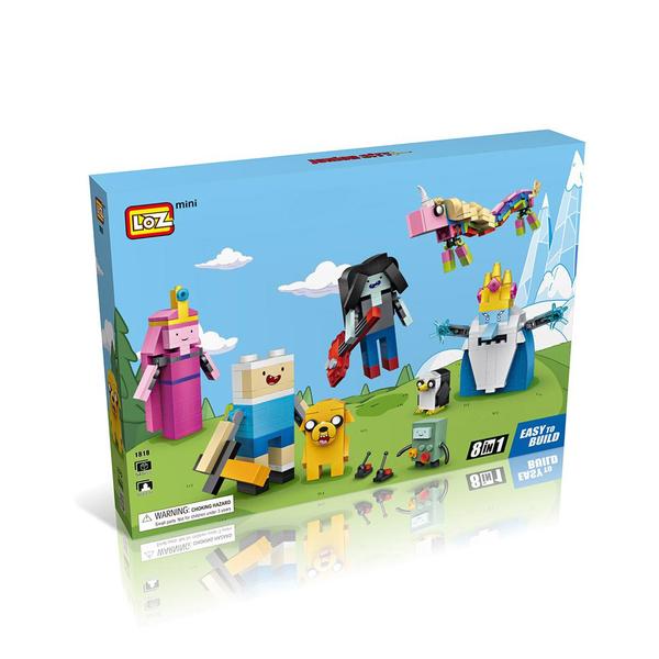 LOZ 1818 Cube Dudes Adventure Time x8 LOZ 1818 Cube Dudes Adventure Time x8