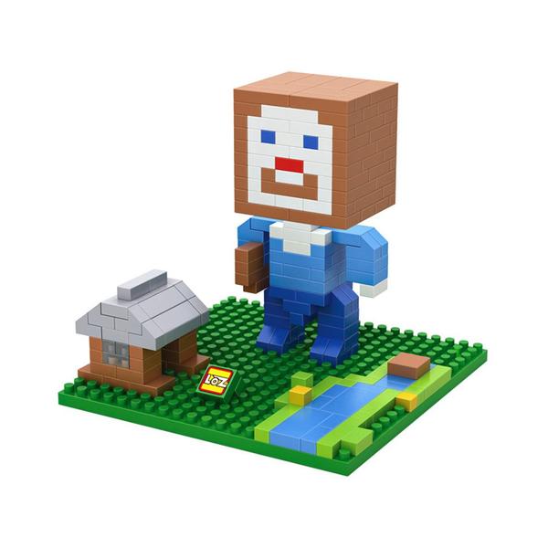 LOZ 9468 Minecraft Brown Head