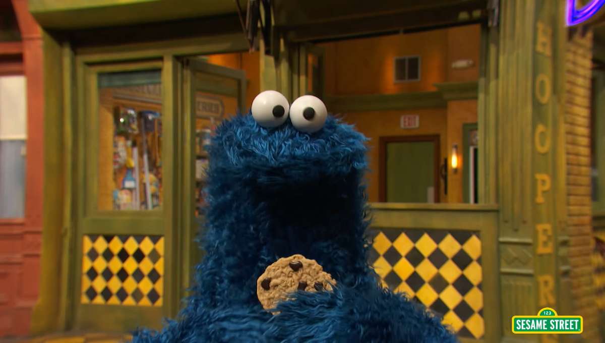 LOZ 9119 Sesame Street Cookie Monster