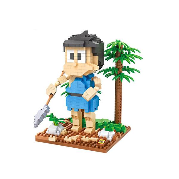 LOZ 9737 Doraemon Blue Spear Honekawa Suneo