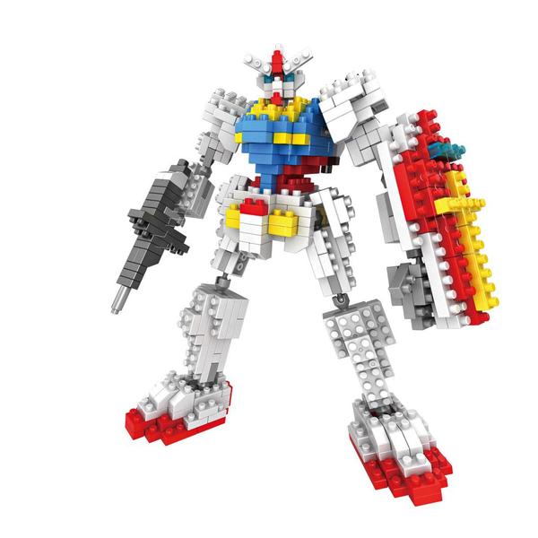 LOZ 9350 Transformers White Gundam