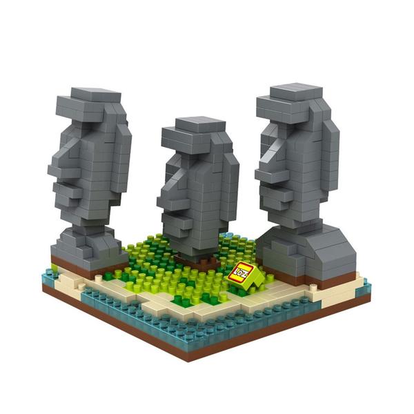 LOZ Architecture Diamond Blocks easter island