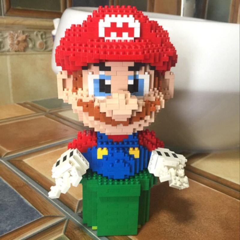 CHARKA 7005 Super Mario Red Mario with Green Pipe