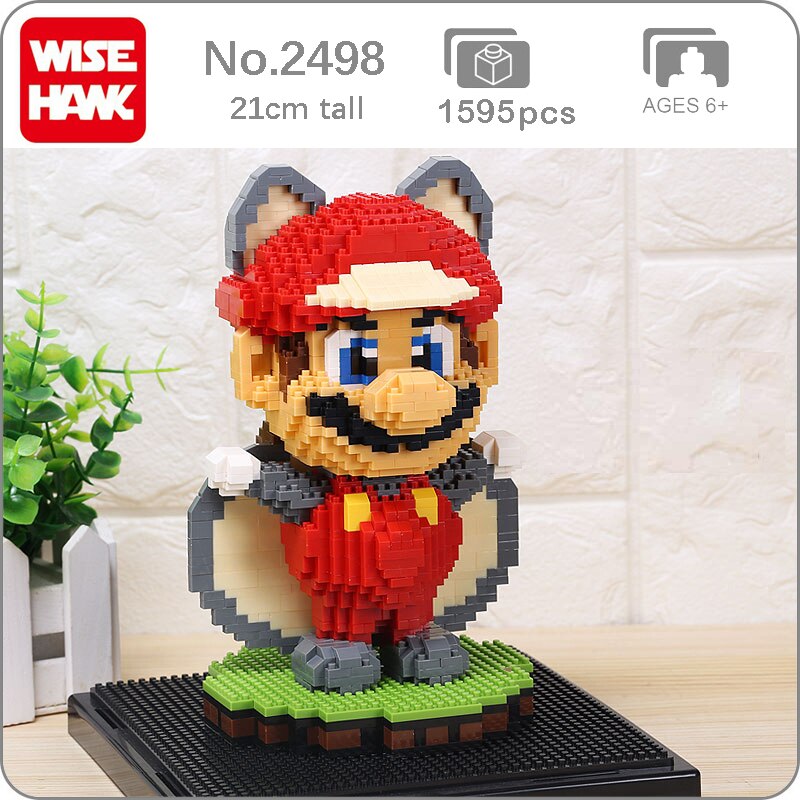 WISE HAWK 2498 Super Mario Flying Squirrel Raccoon Mario