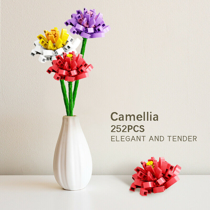 Sembo 601237 3 Pieces Bouquet Camellia