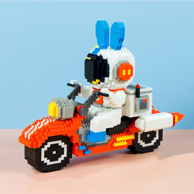 HC Magic 6004 Rabbit Astronaut Rocket Motorcycle