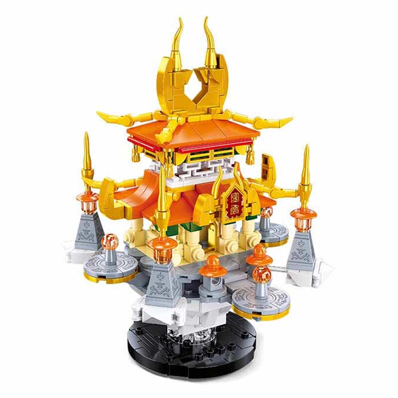 Sluban B1001 Fire Fairy Pavilion Tower Palace