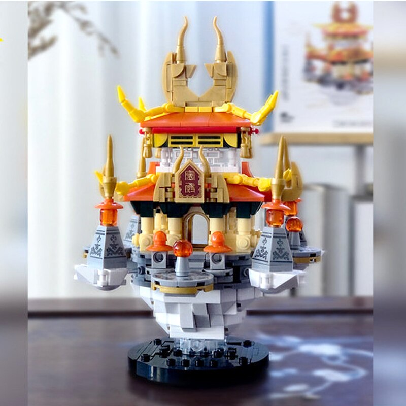 Sluban B1001 Fire Fairy Pavilion Tower Palace