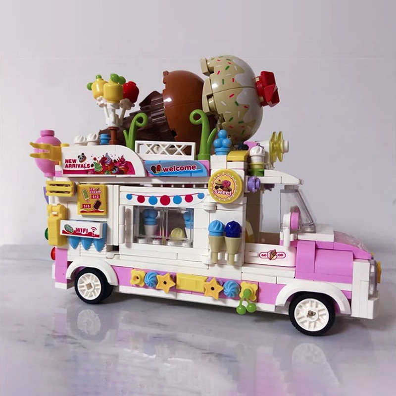 Lezi 00886-00891 Food Cart Car