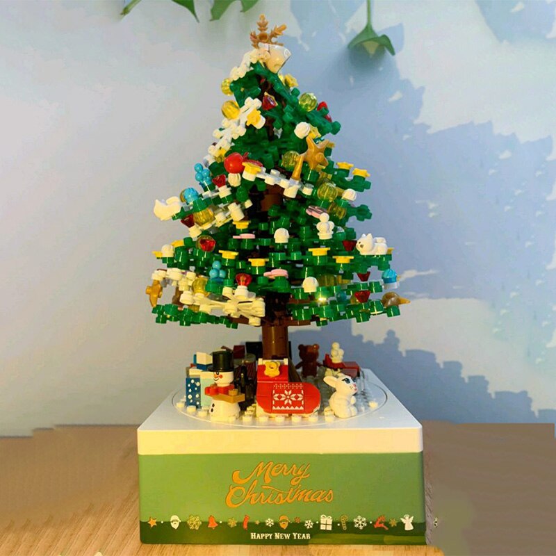 LOZ 1237 Christmas Tree Music Box
