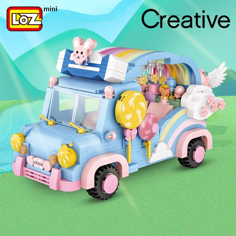 LOZ 1133 Rainbow Car