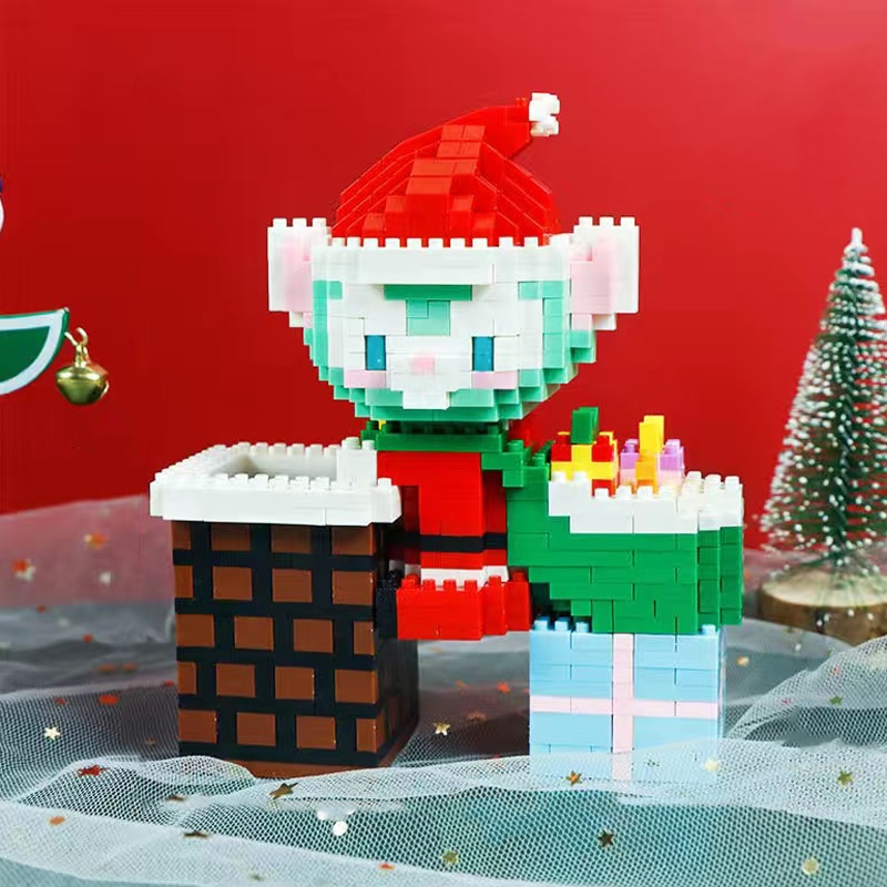 YKO 2191 Winter Merry Christmas Cat Chimney 