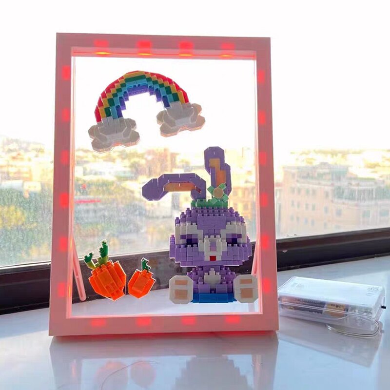 Boyu 7152C Rabbit Carrot Rainbow Animal Frame LED Light Model Boyu 7152C Rabbit Carrot Rainbow Animal Frame LED Light Model