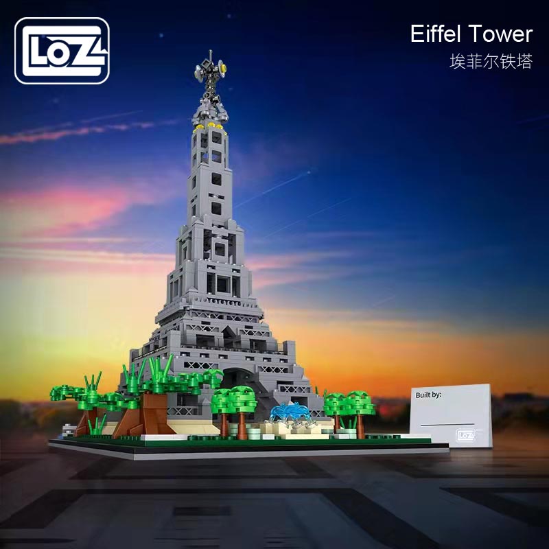LOZ 1929 Eiffel Tower Building Blocks