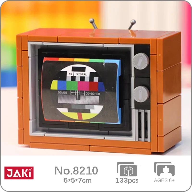 JAKI 8210 Retro Antique Color Television Antenna TV Set