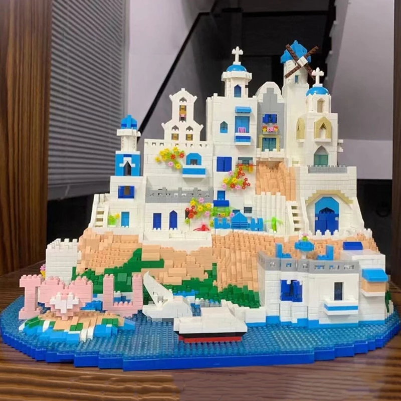 LHCX 808 Aegean Sea Santorini Island Windmill