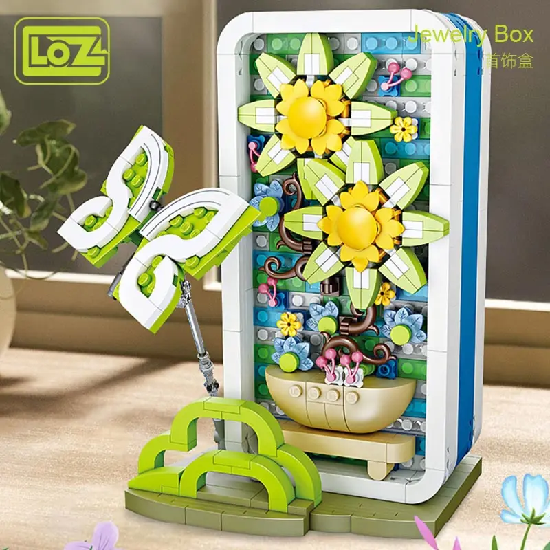 LOZ 1932-1933 Immortal Bouquet Tide Play Jewelry Box